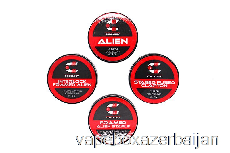 Vape Azerbaijan Coilology Performance Prebuilt Coils MTL - 28G - 0.9ohm SS316L